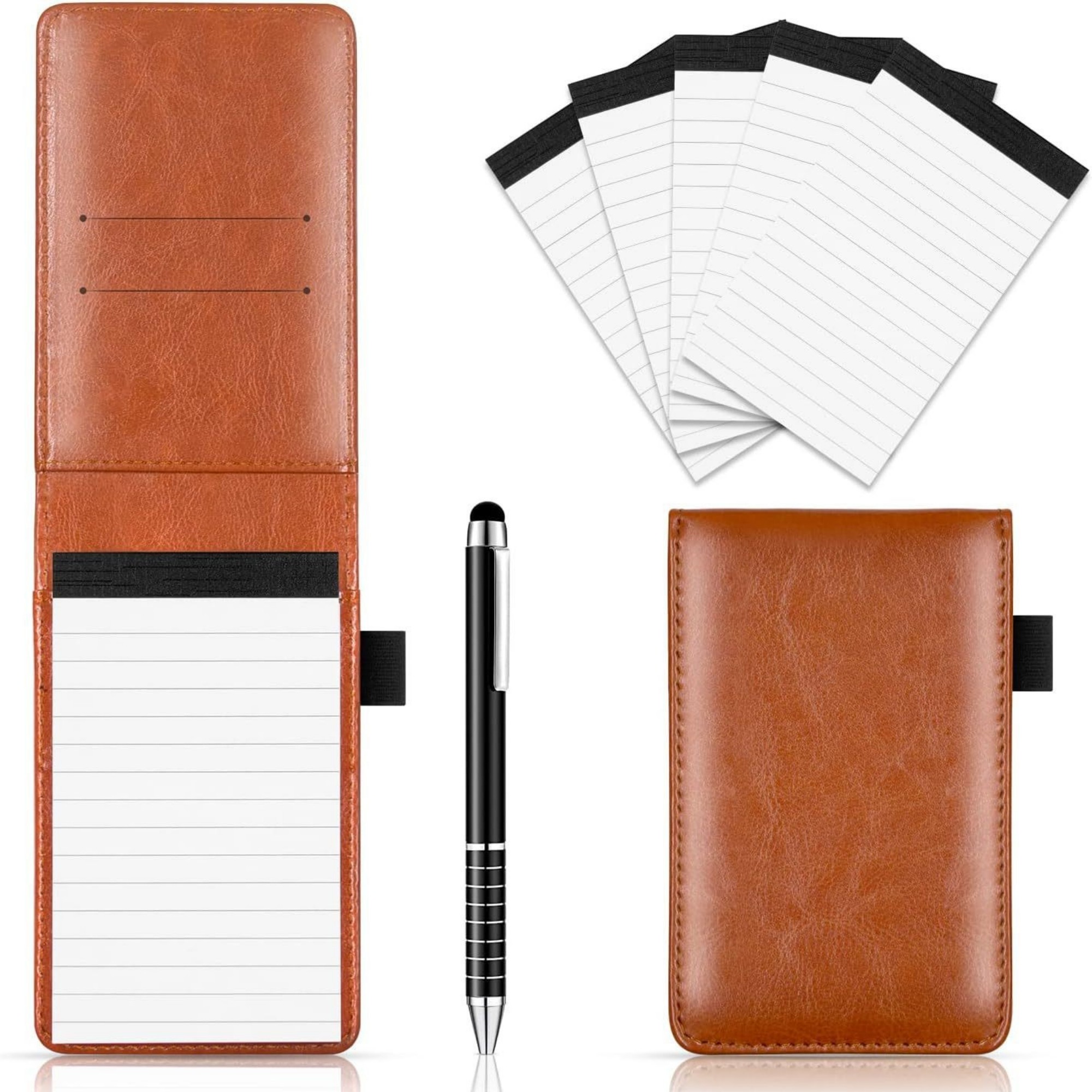 Small Pocket Notepad Holder Set With Pen 7