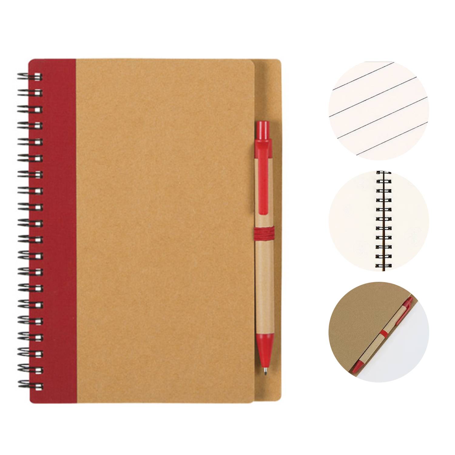 Spiral Coil Note Notebook With Pen 5