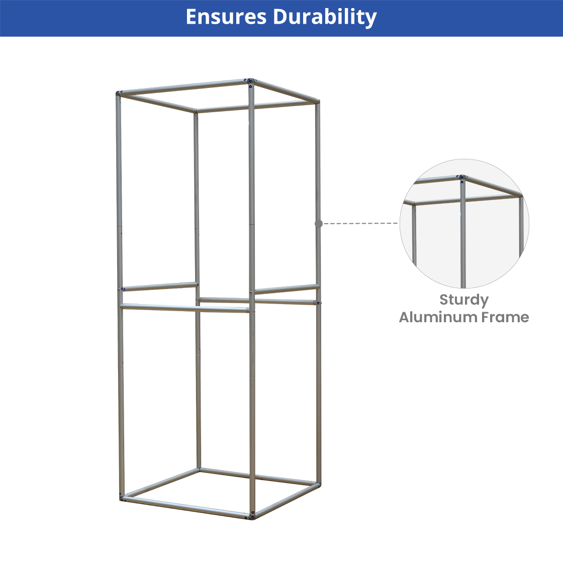 4' x 8 Pop Up Tower Display (Graphic & Hardware Combo) 6