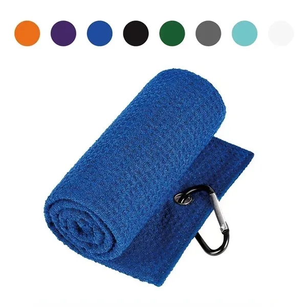 Waffle Golf Towel with Absorbent Cleaning Cloth for Hiking 5