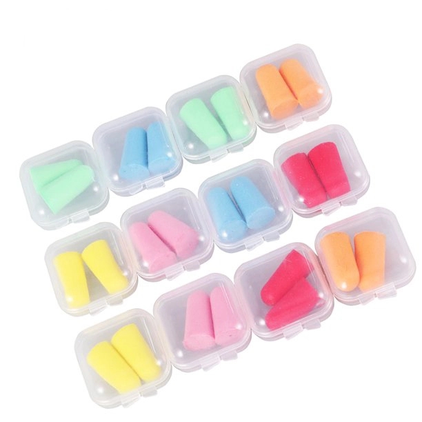 Anti-Noise Ear Plugs with plastic case 2