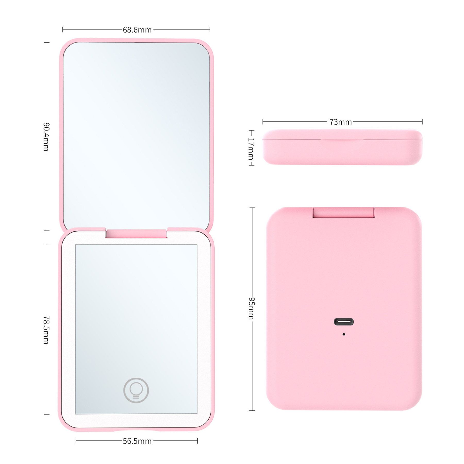 Rechargeable LED Compact Mirror 3