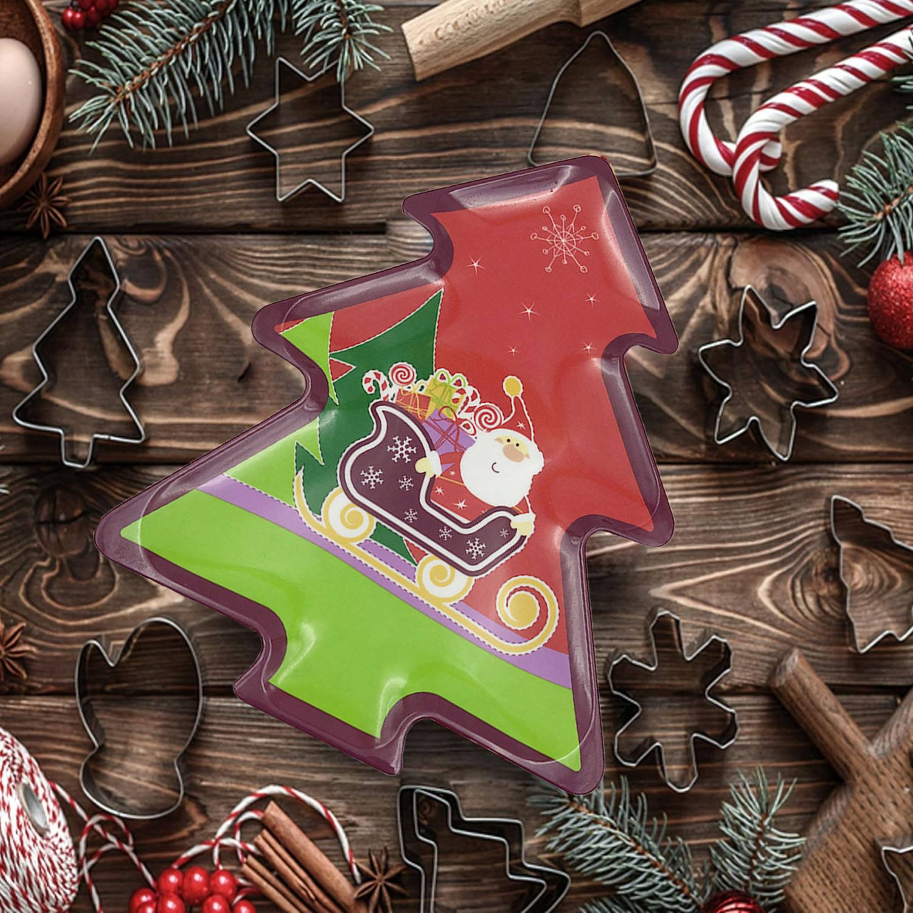 Christmas Tree Melamine Tray 5