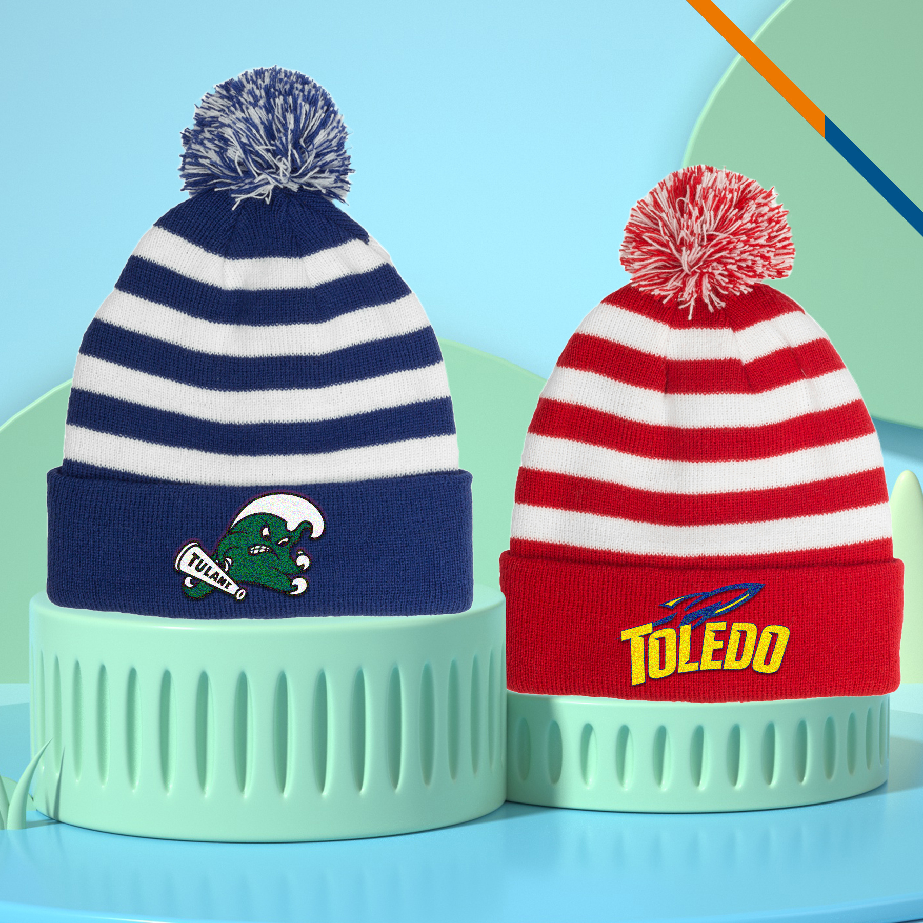 Oray Pompom Beanies 4