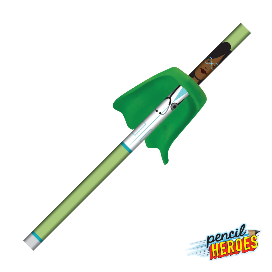 Pencil Heroes® Heathcare Series Female w/Cape Pencil 7