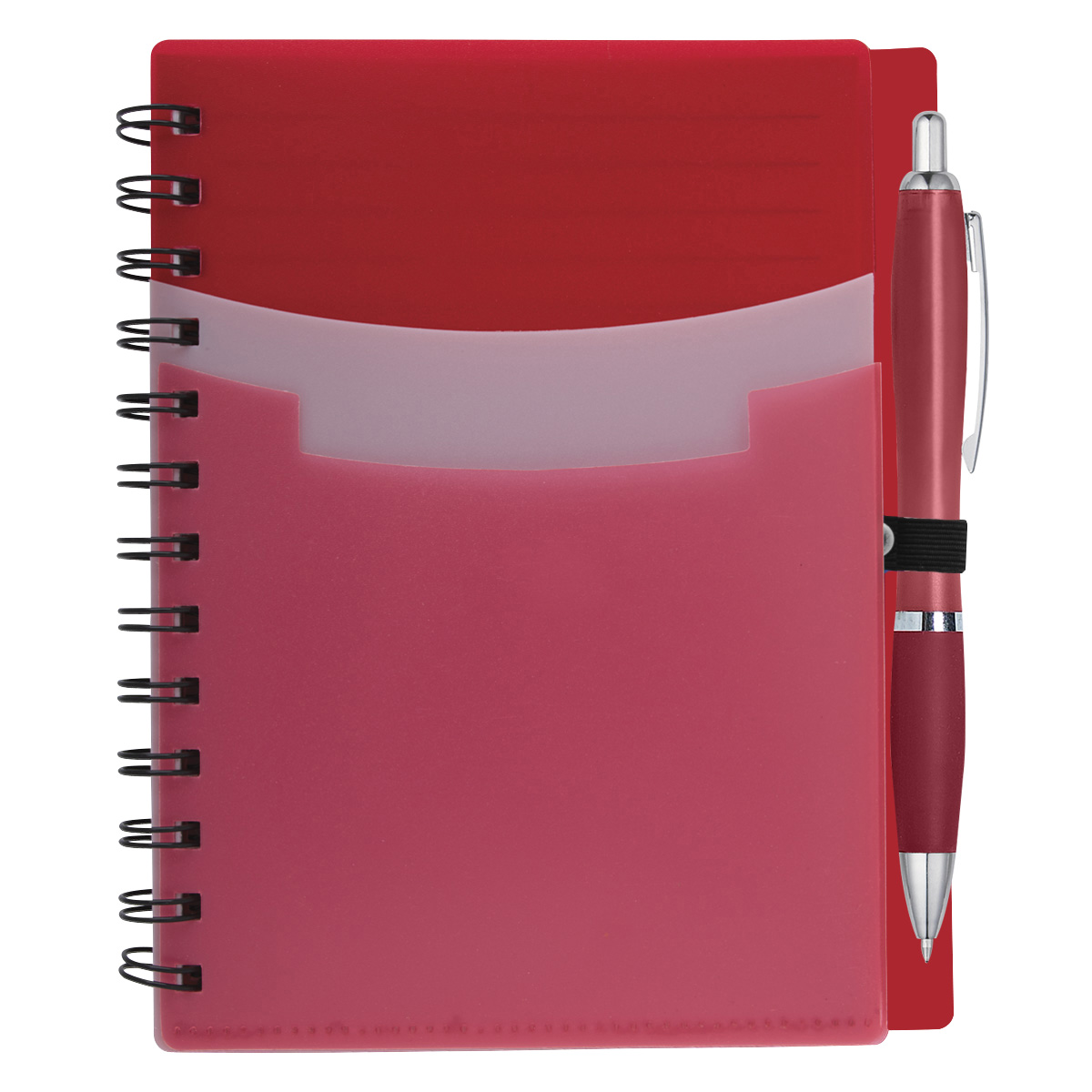 Tri-Pocket Notebook & Satin Pen 18