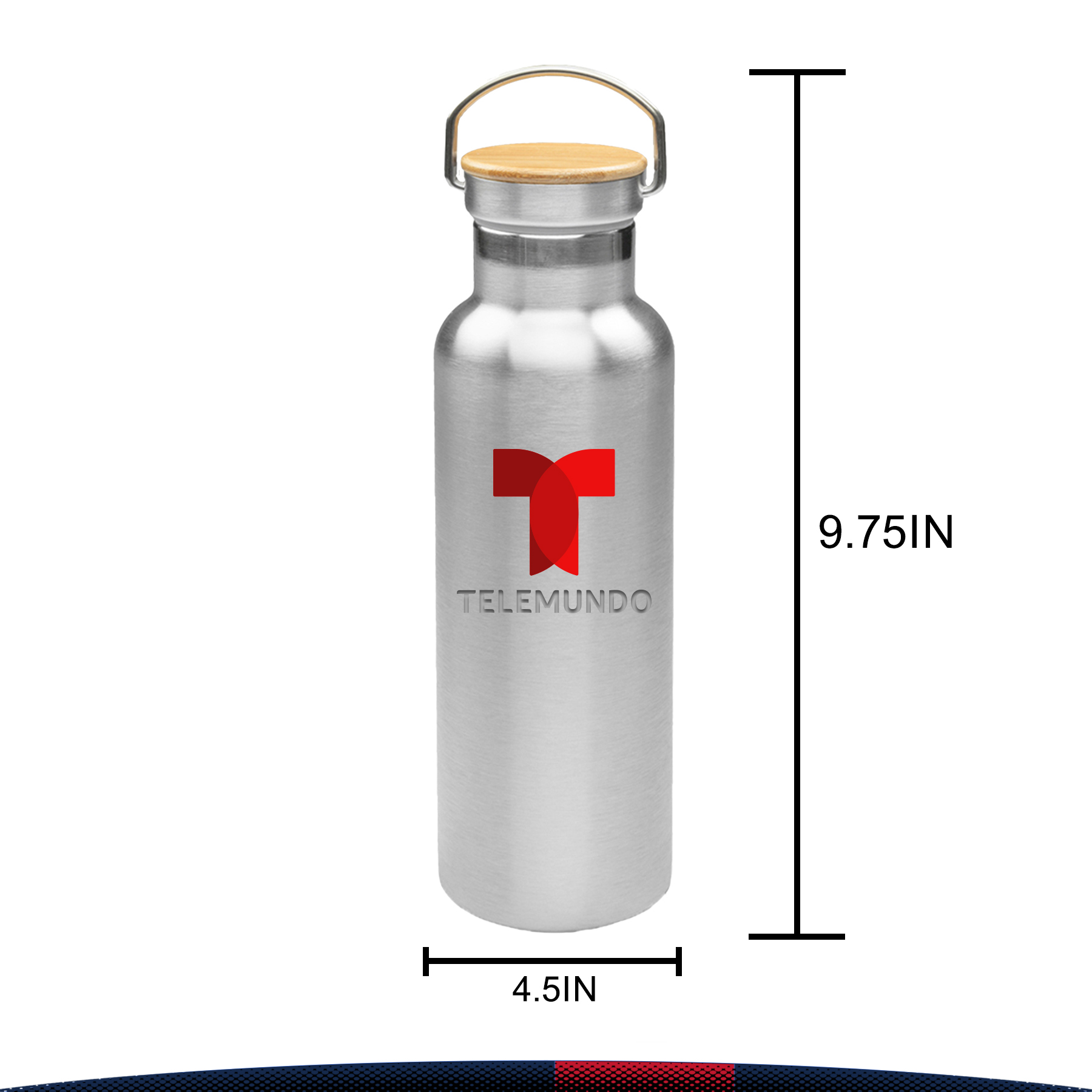 Aineoy Stainless Steel Water Bottle - 20 OZ., custom water bottle with logo imprint 3