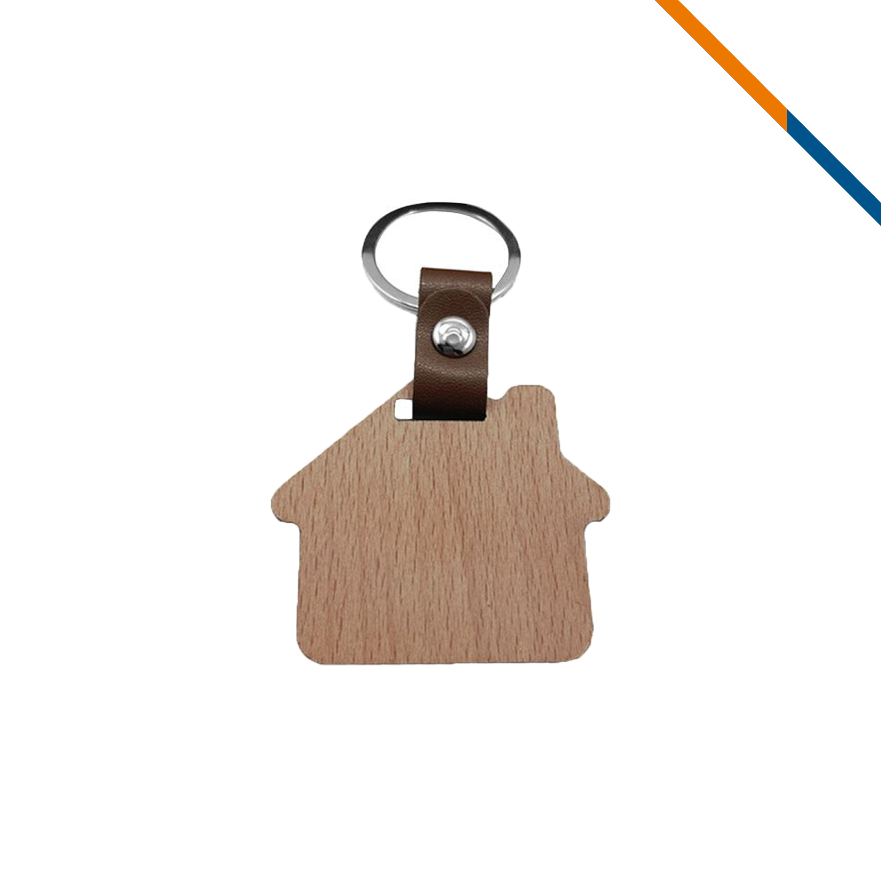 House Wooden Keychain 5