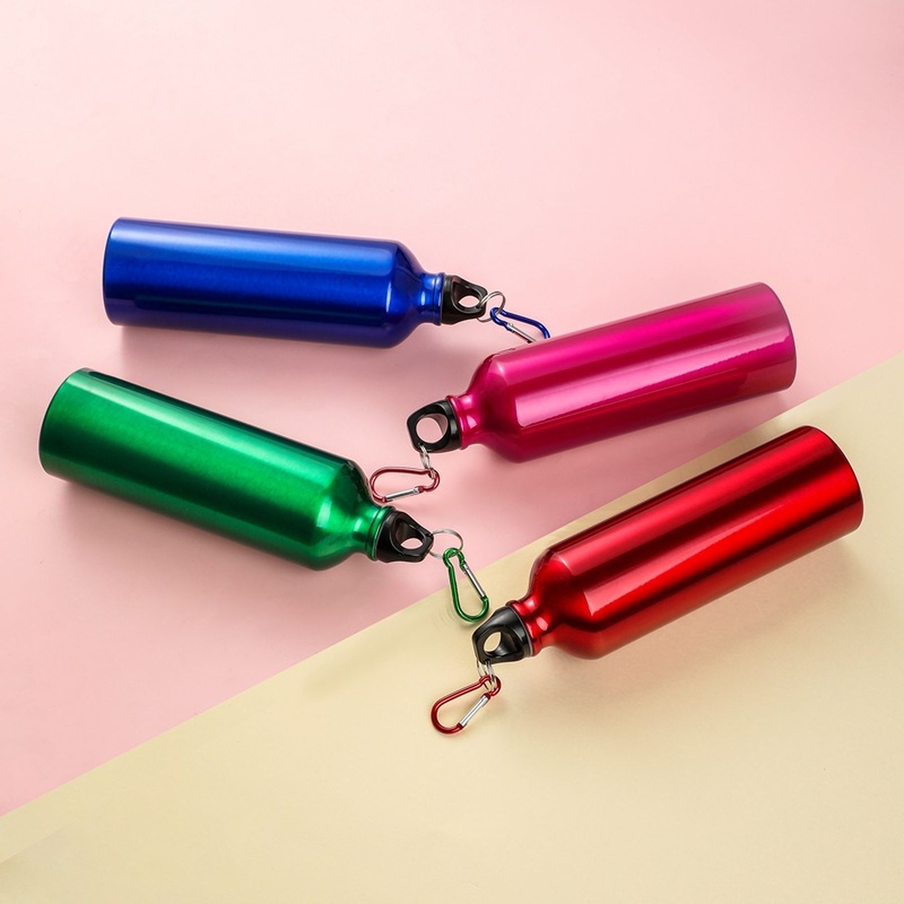 25Oz Leak Proof Traveler Reusable Aluminum Water Bottle, custom water bottle with logo imprint 2