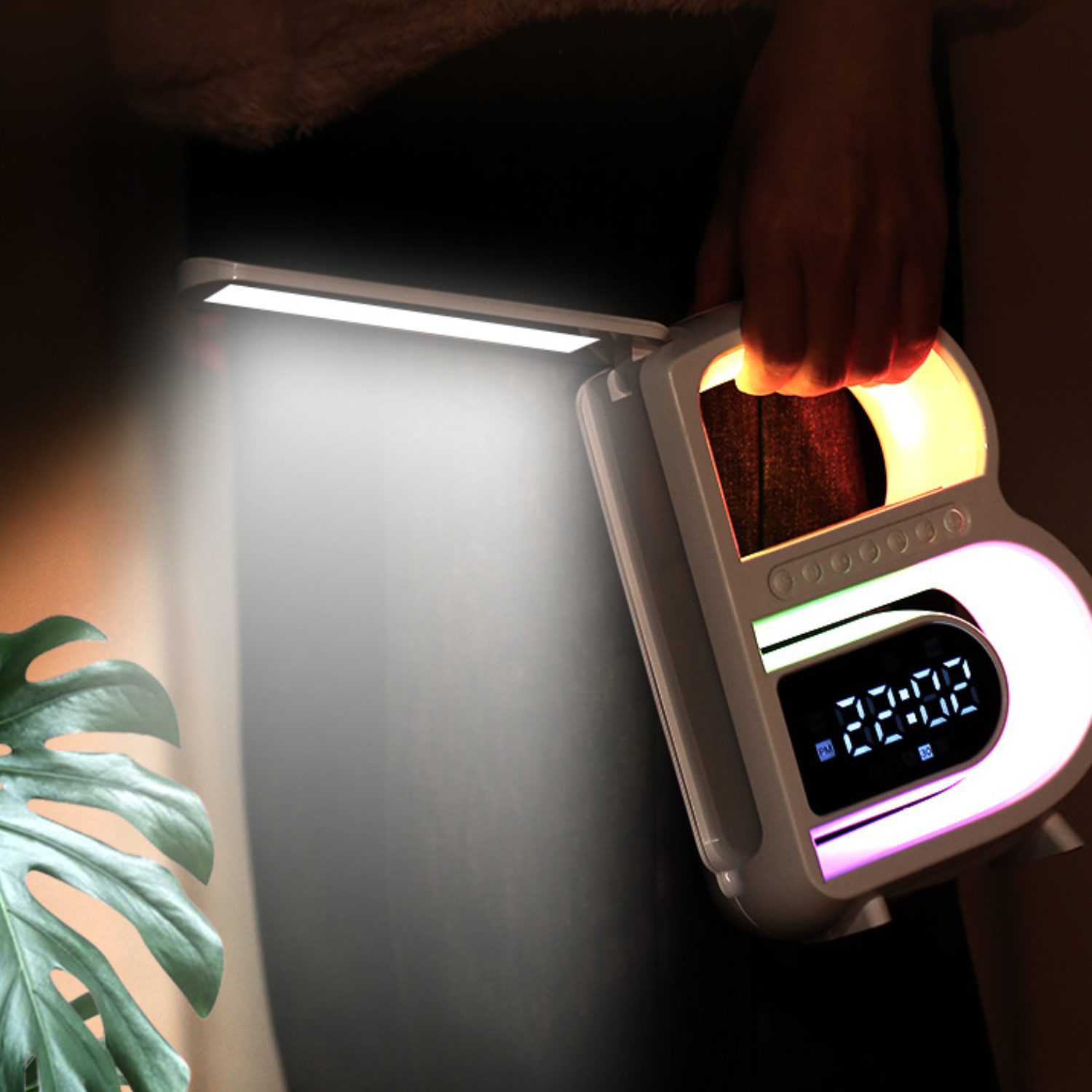 3 in 1 Desk Lamp w/ Wireless Charging / Bluetooth Speaker 6