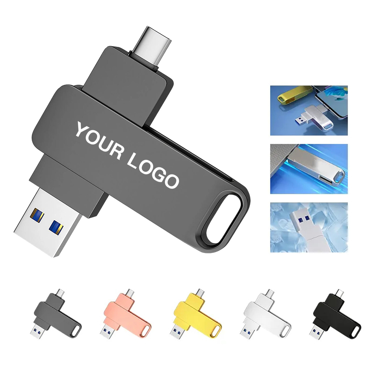 Type C Flash Drive for Laptop and Smartphone 2