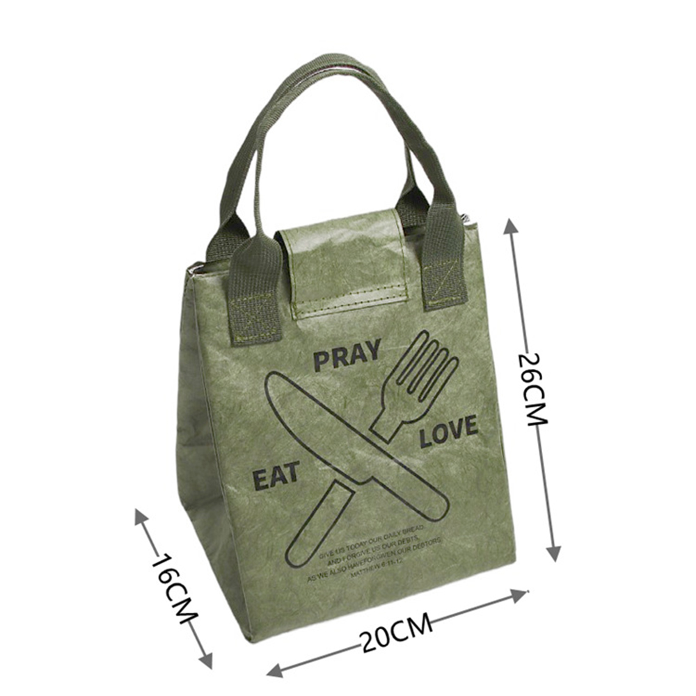 Tyvek Insulated Lunch Bag Tote 5