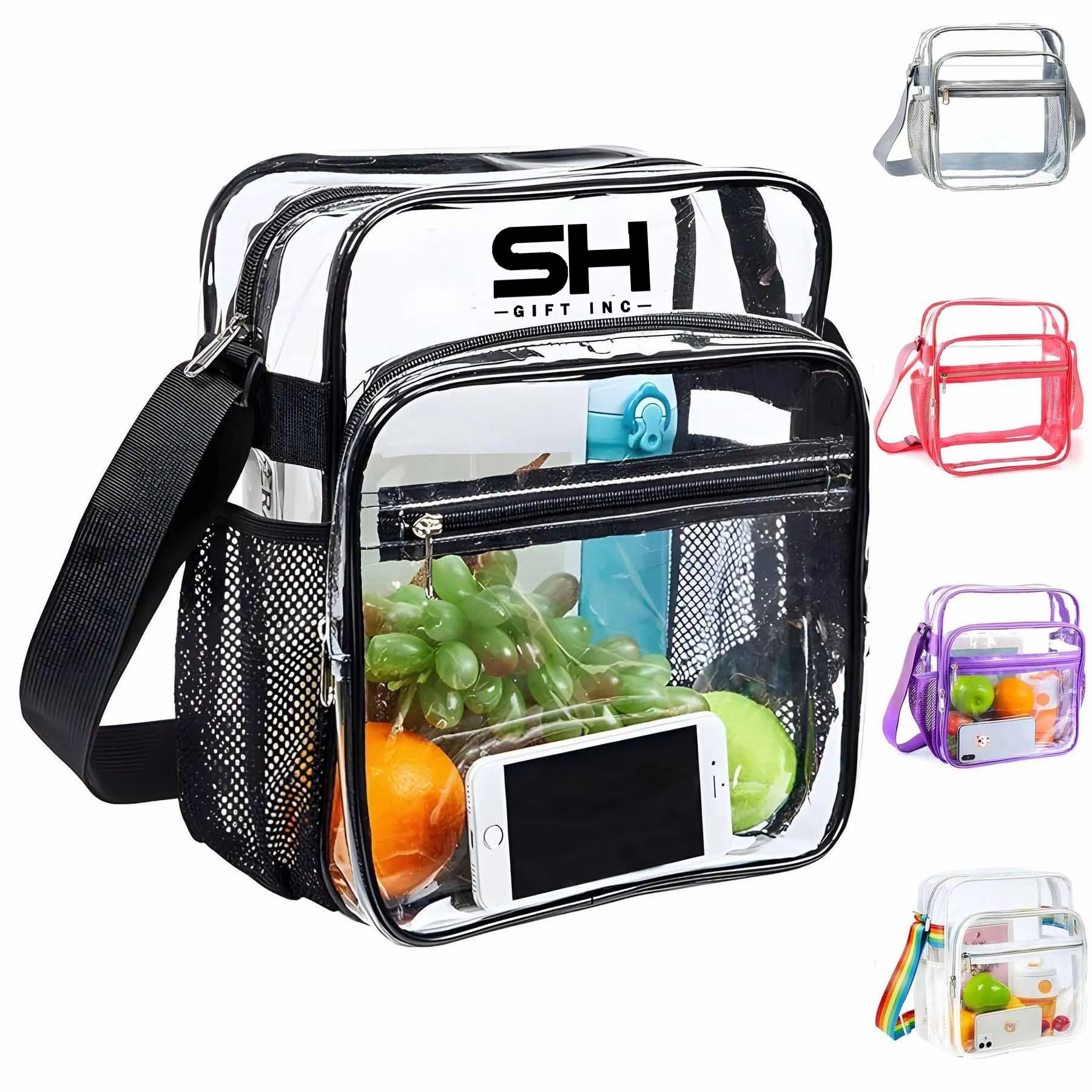 Stadium Approved Clear Crossbody Messenger Shoulder Bag 3