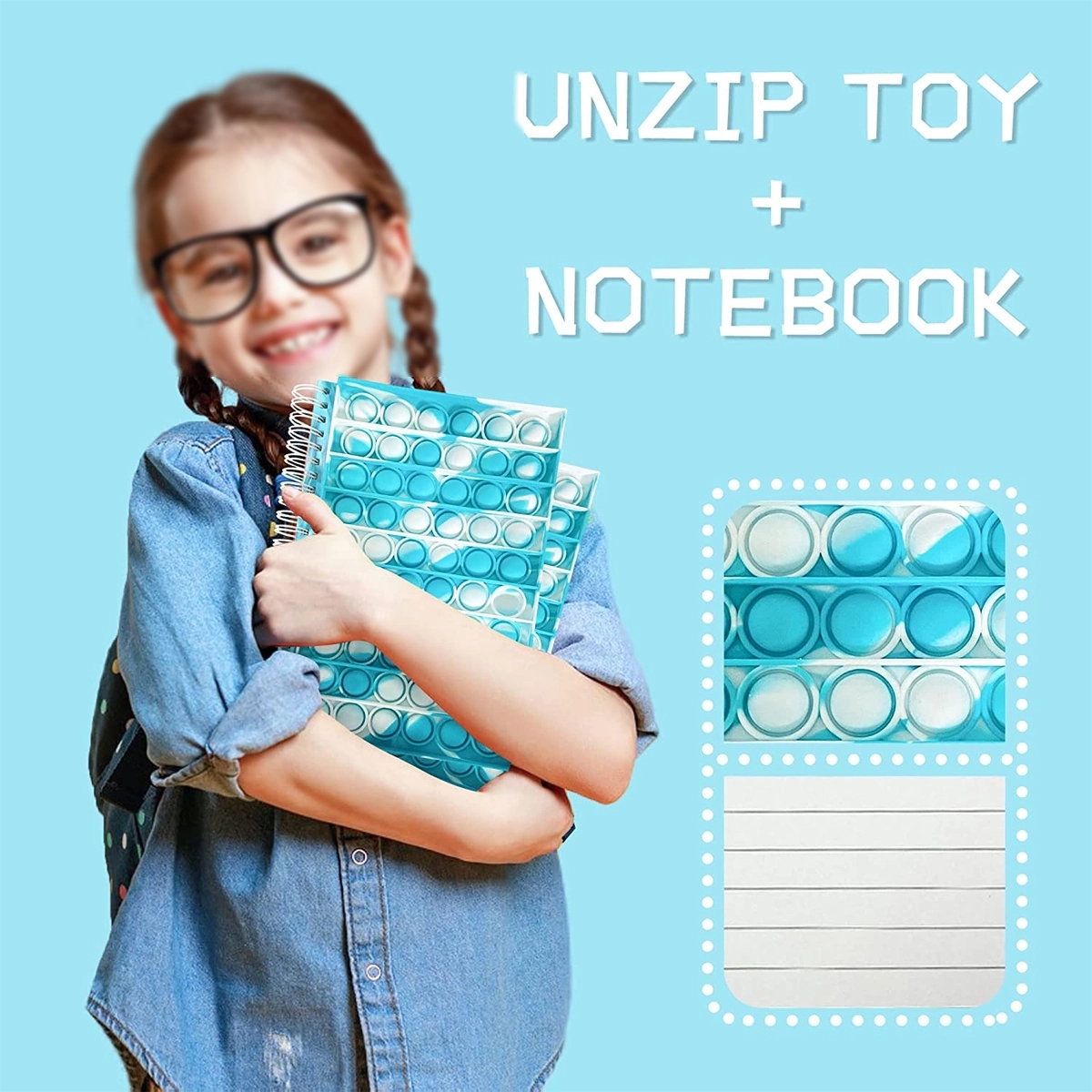 A5 Silicone Bubbles Notebook 3