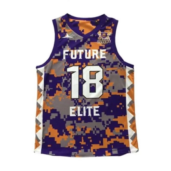 Sublimation Basketball Uniform Set: Jersey and Shorts Combo 3