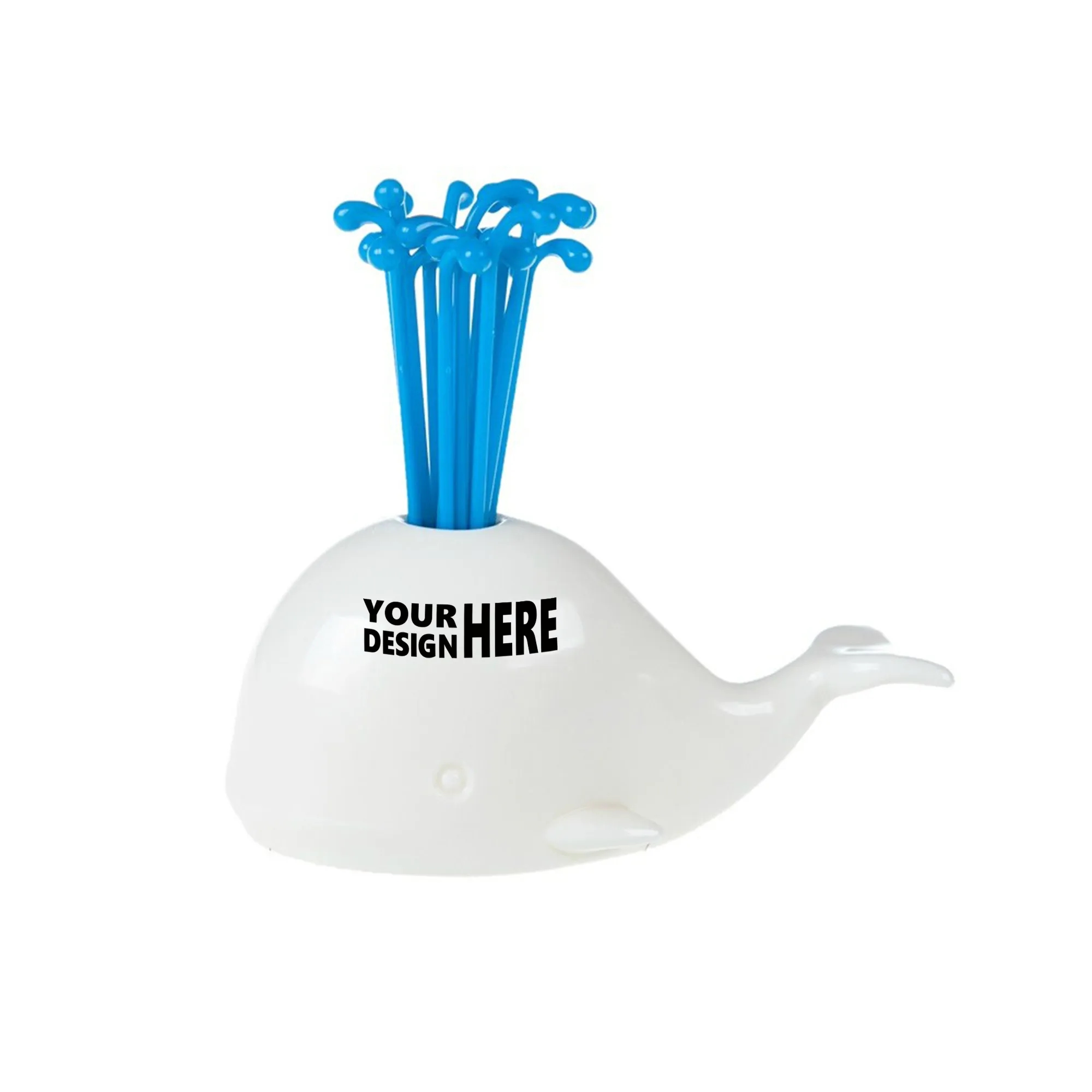 Creative Animal Whale Fruit Picks 3