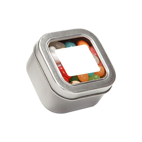 Small Square Window Tin Premium Fill 10