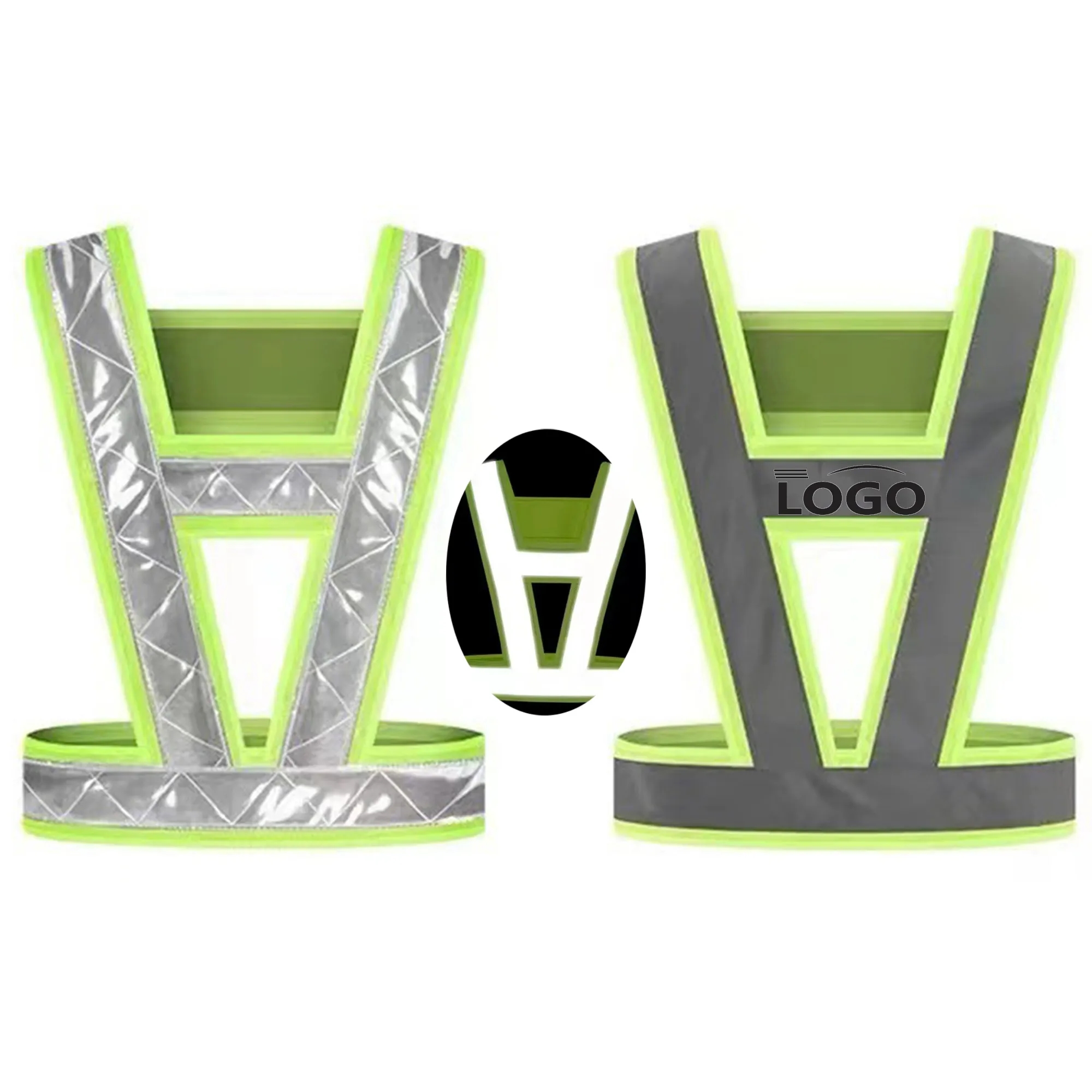 V-shaped Reflective Elastic Strap
