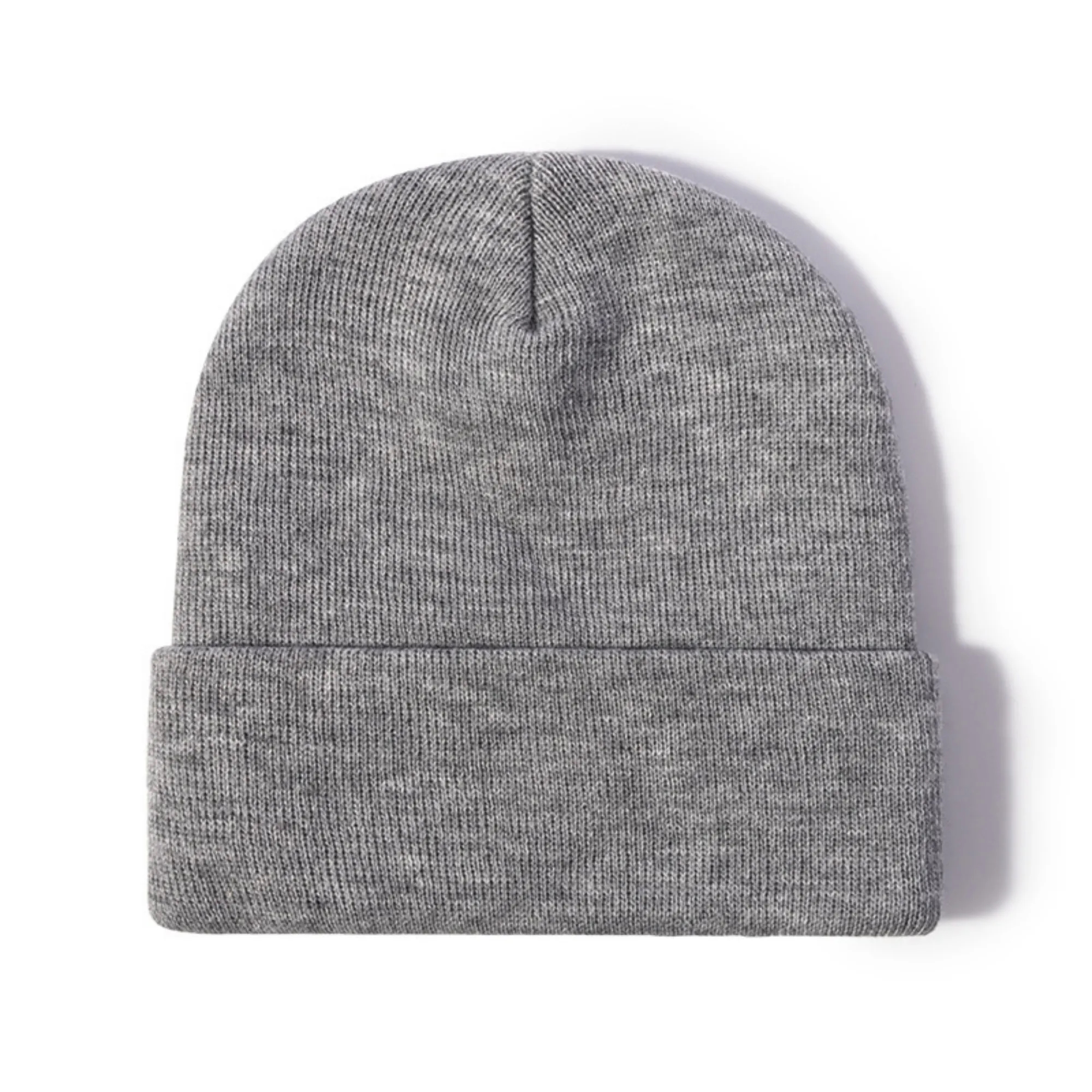 Unisex Adult Knit Cuffed Beanie Hat 12