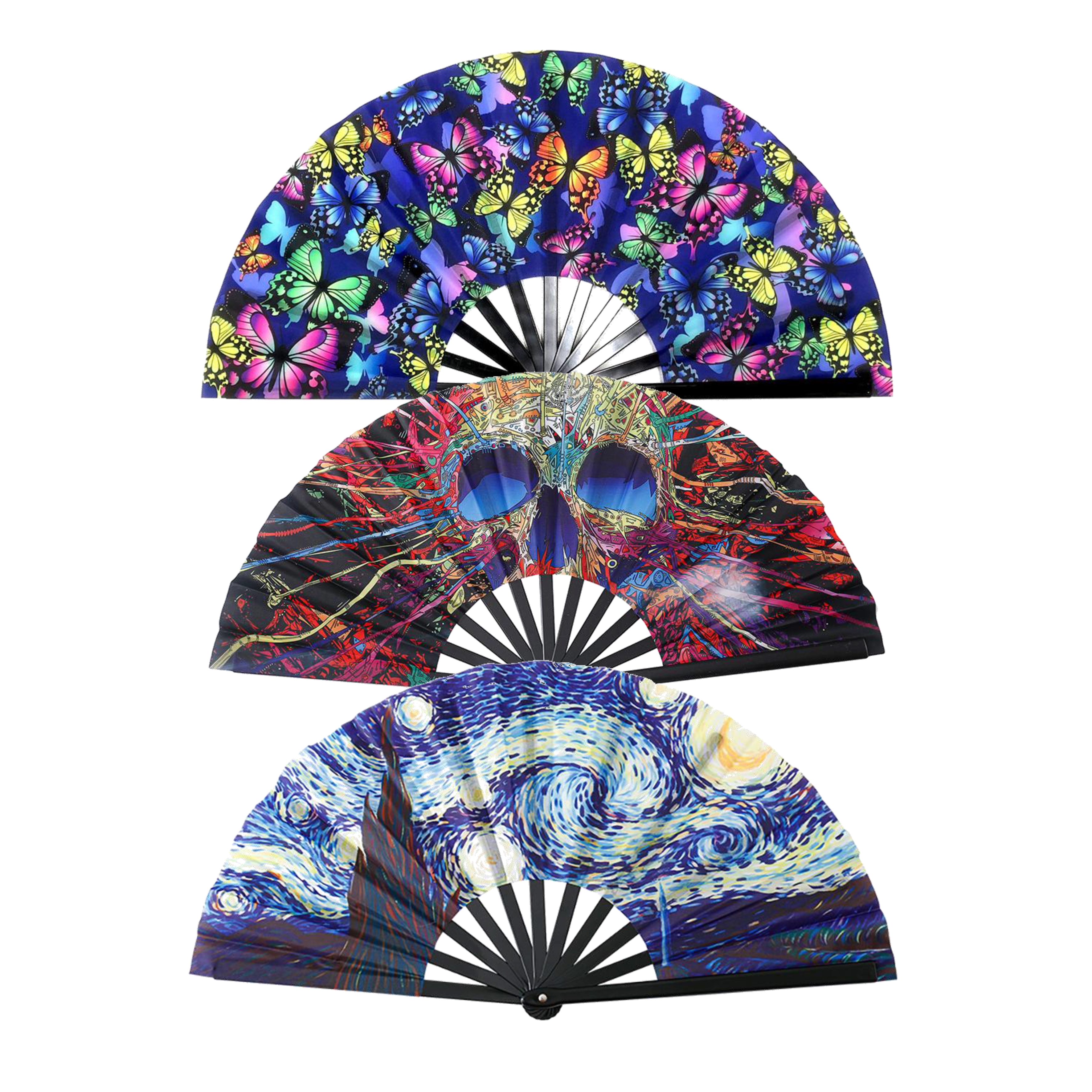 13" Custom Kung Fu Fan 3
