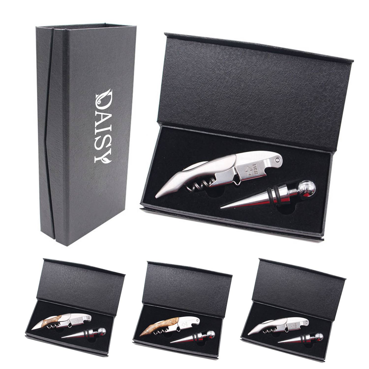 Corkscrew and Wine Stopper Gift Set 7
