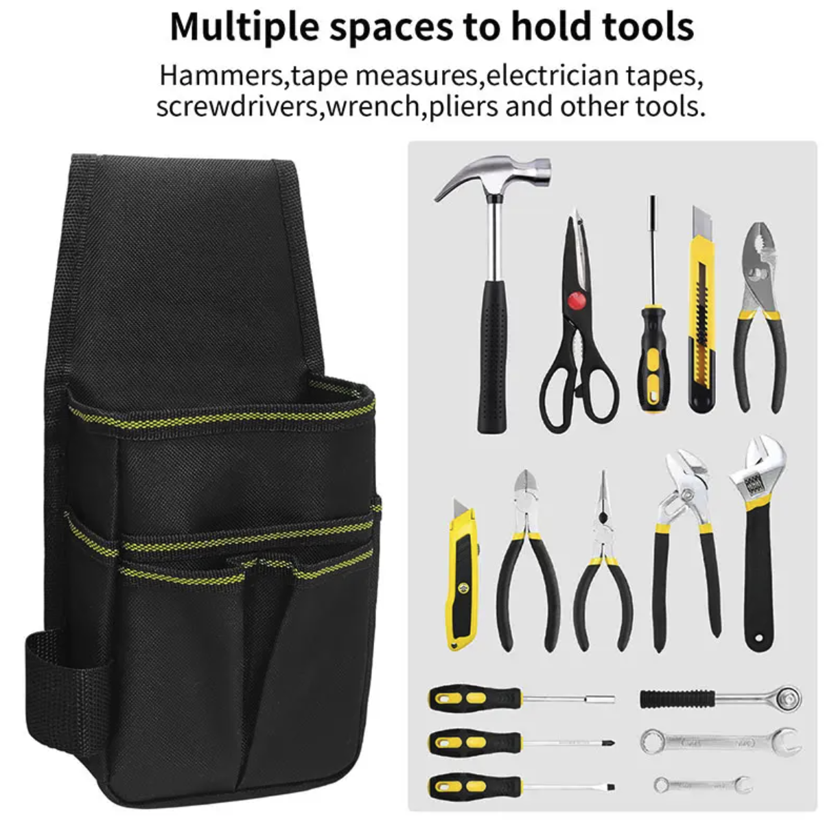 Tool Belt Bag Storage Pouch With Multiple Pockets 3