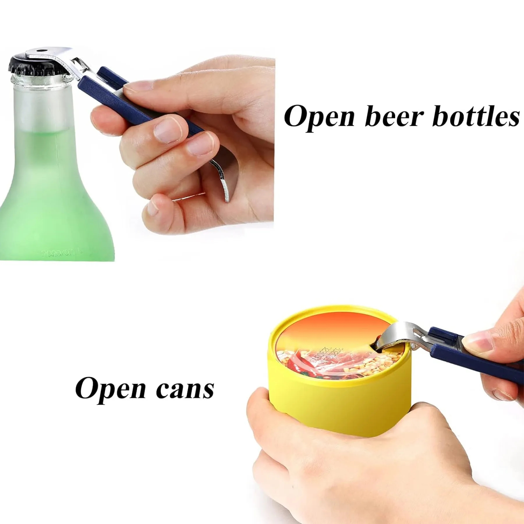 Magnetic Church Key Bottle Opener Can Tapper 6