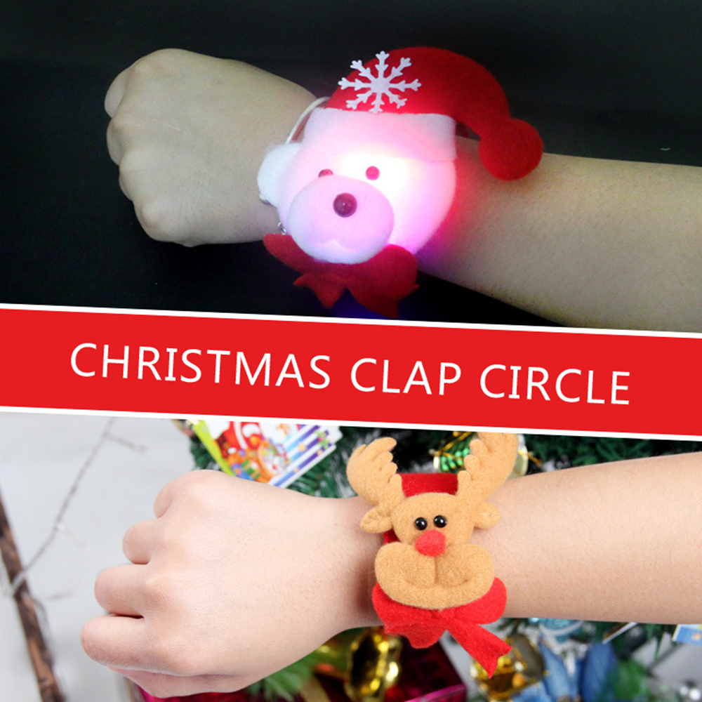Christmas LED Clap Circle Wristband 5