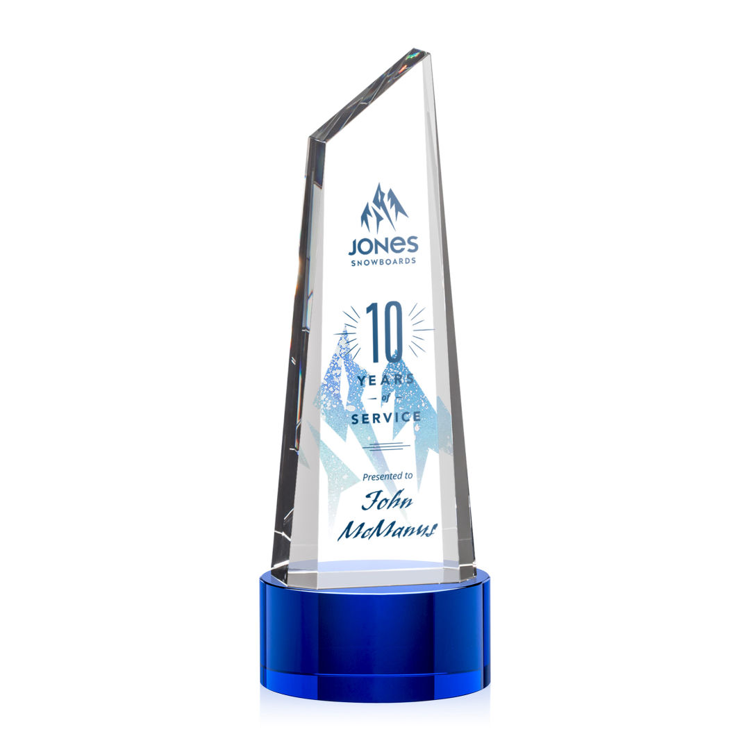 Akron VividPrint™ Award on Base - Blue 3