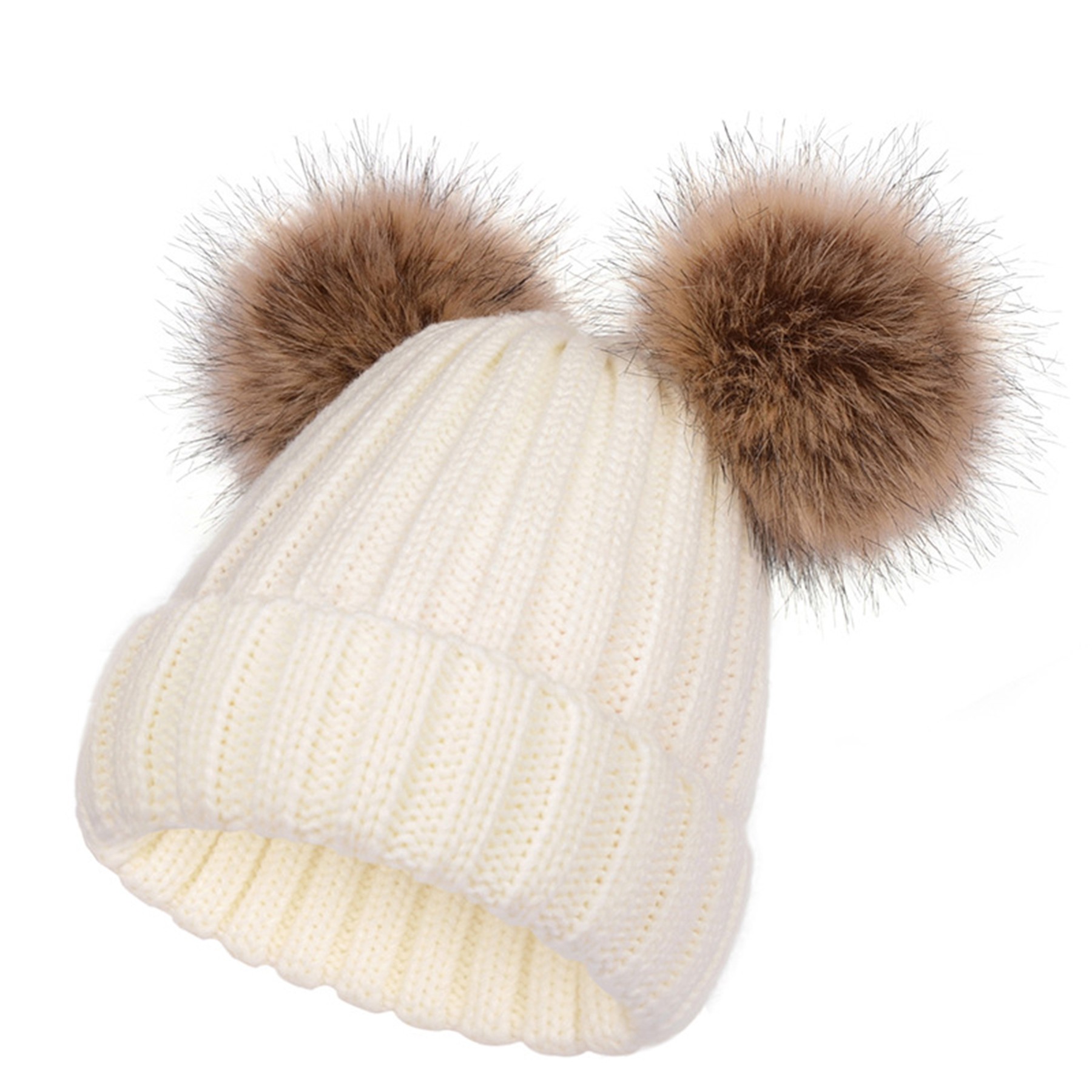 Winter Beanie Cap With Pom Pom 2