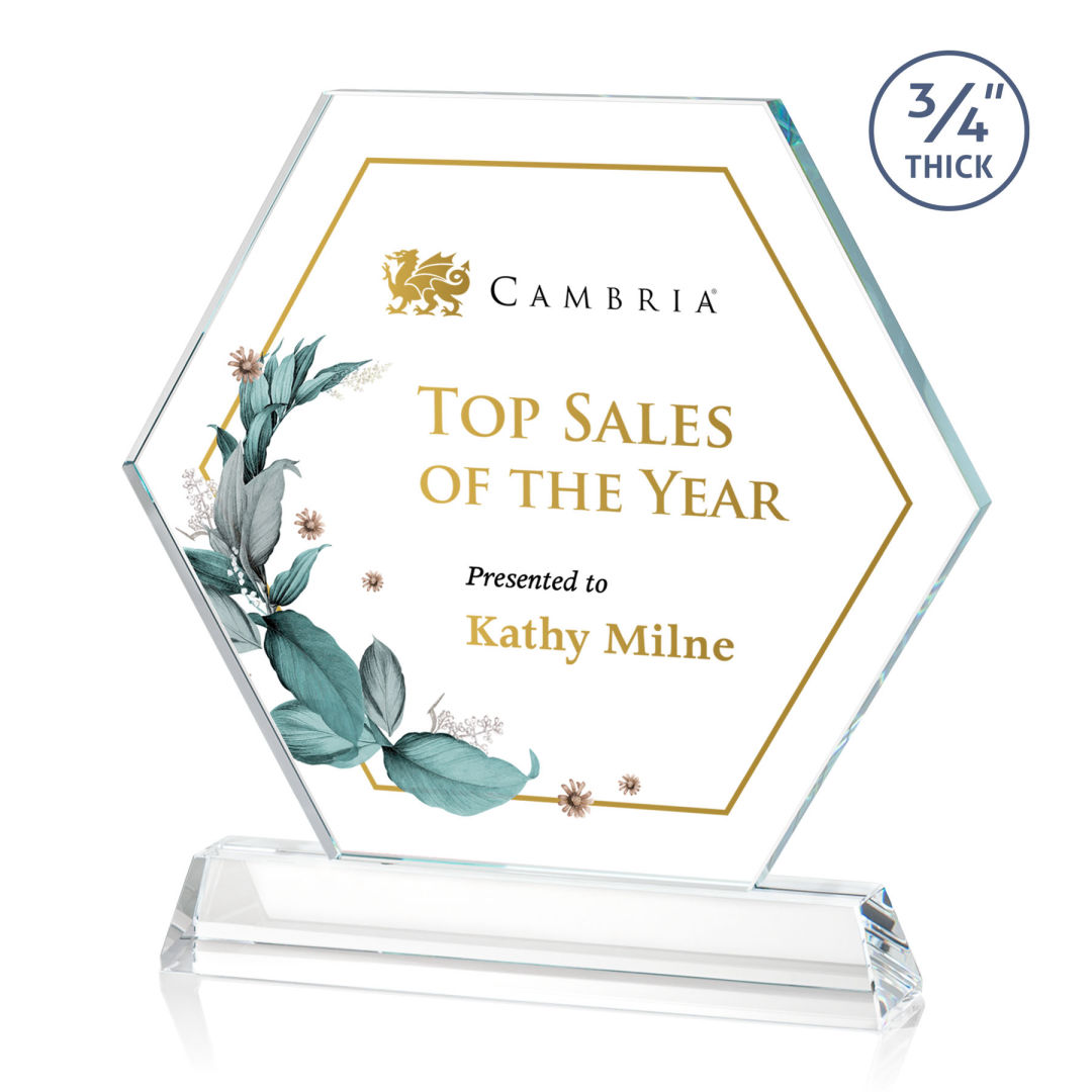 Ralston VividPrint™ Award - Clear 3