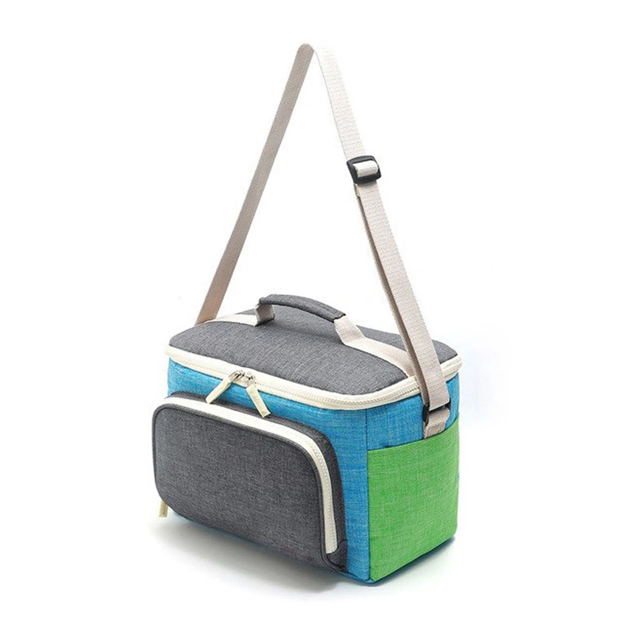 PEVA Insulated Cooler Lunch Bag w/ Strap 6