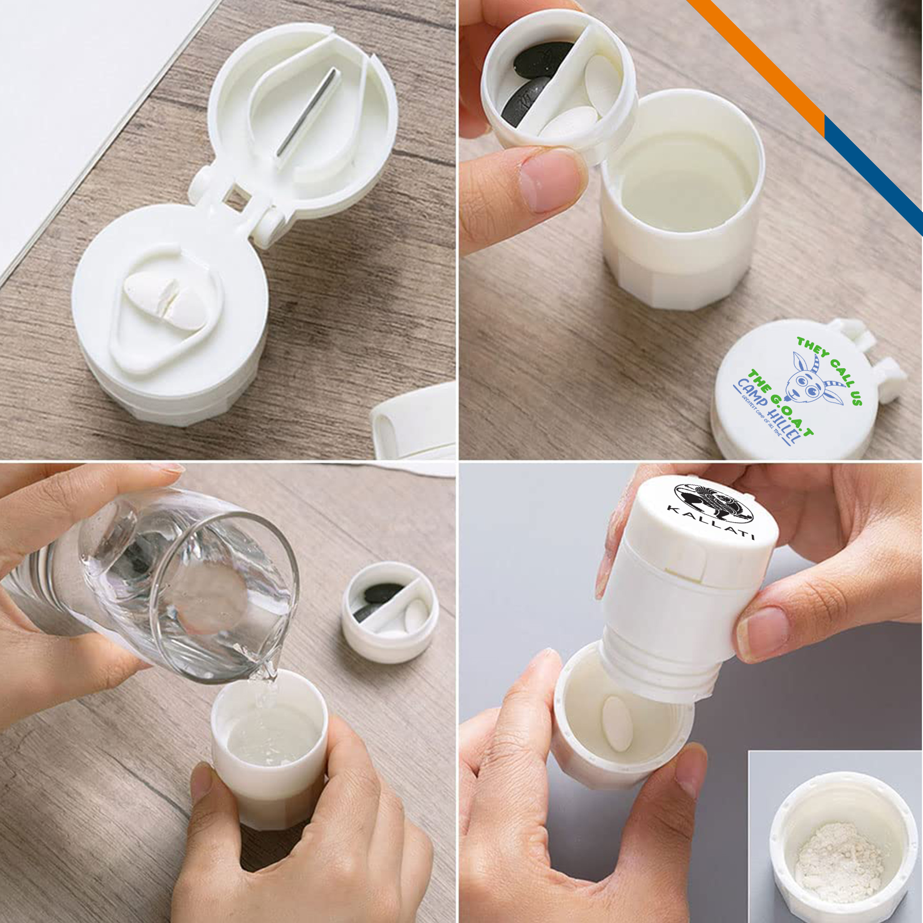 Kody Multifunctional Pill Box 8