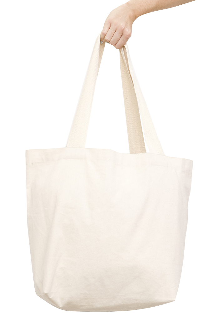 Organic Canvas Lounge Tote, custom tote bag with logo imprint 5