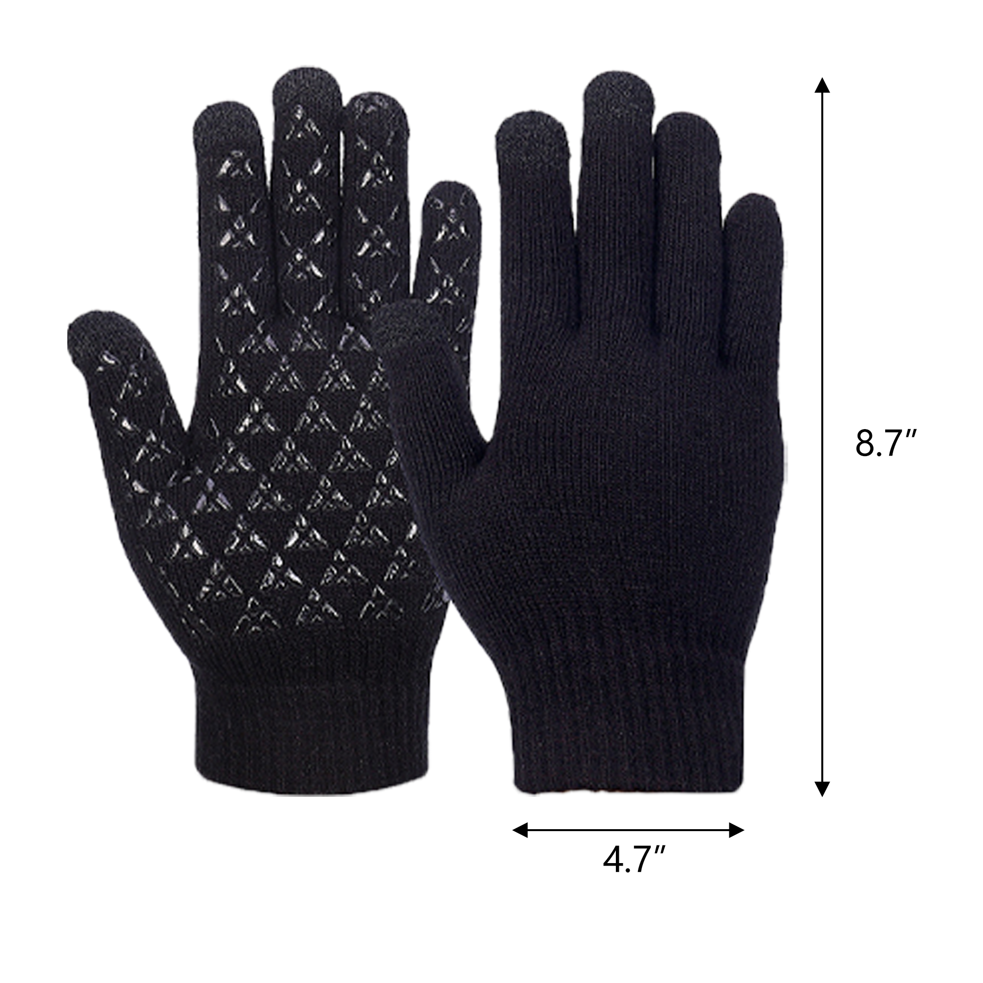 Winter Warm Knit Touchscreen Gloves 5