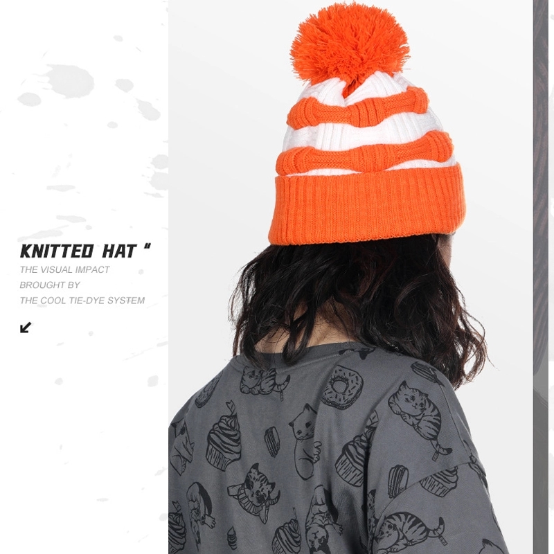 Custom Beanie Hats Winter Knitted Caps Unisex 4