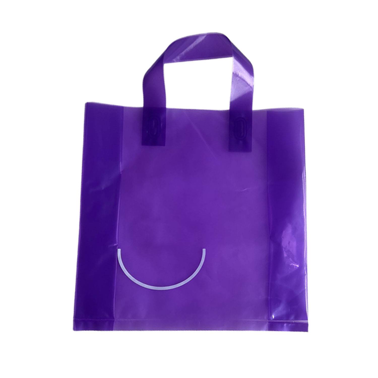 50pcs Large Capacity Reusable Plastic Shopping Tote Bag 5