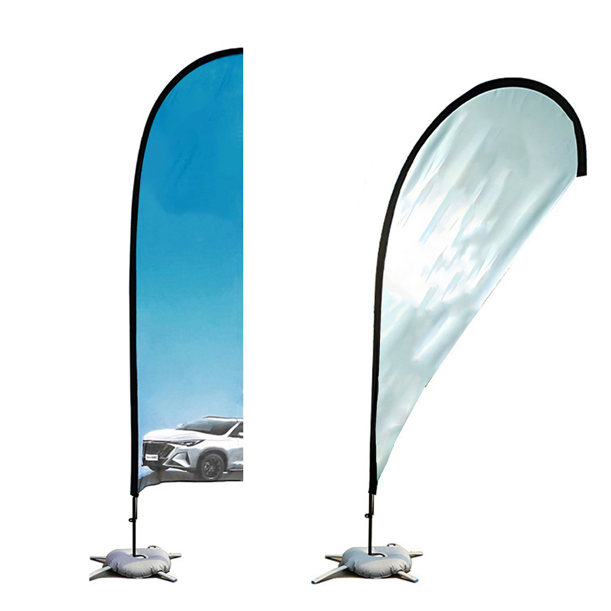 Knife Advertising Beach Flag 2