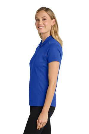 Women's Pinpoint Mesh Zip Polo