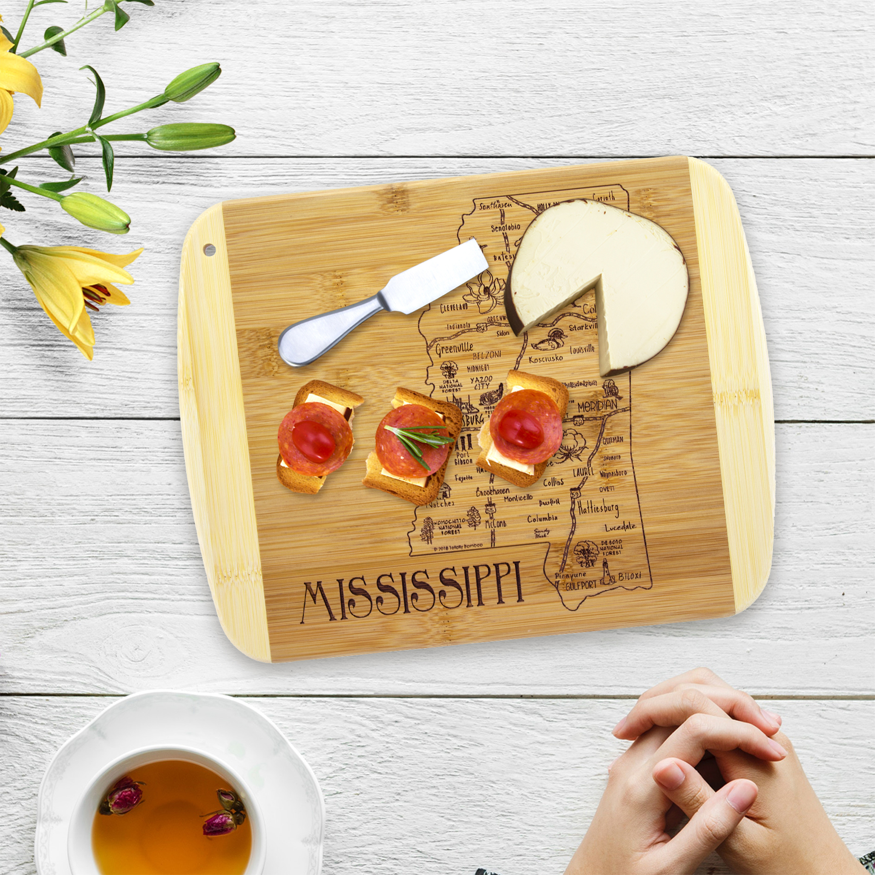 A Slice of Life Mississippi Serving & Cutting Board 5