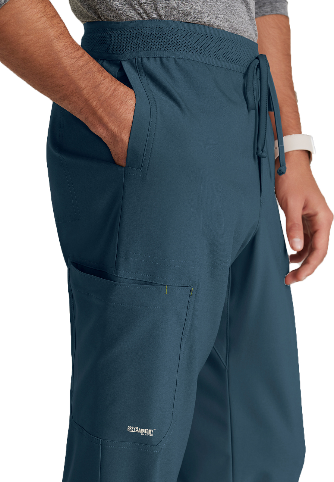 Grey's Anatomy Evolve Stretch - Men's Five-Pocket Slim Leg Highland Scrub Pant 33