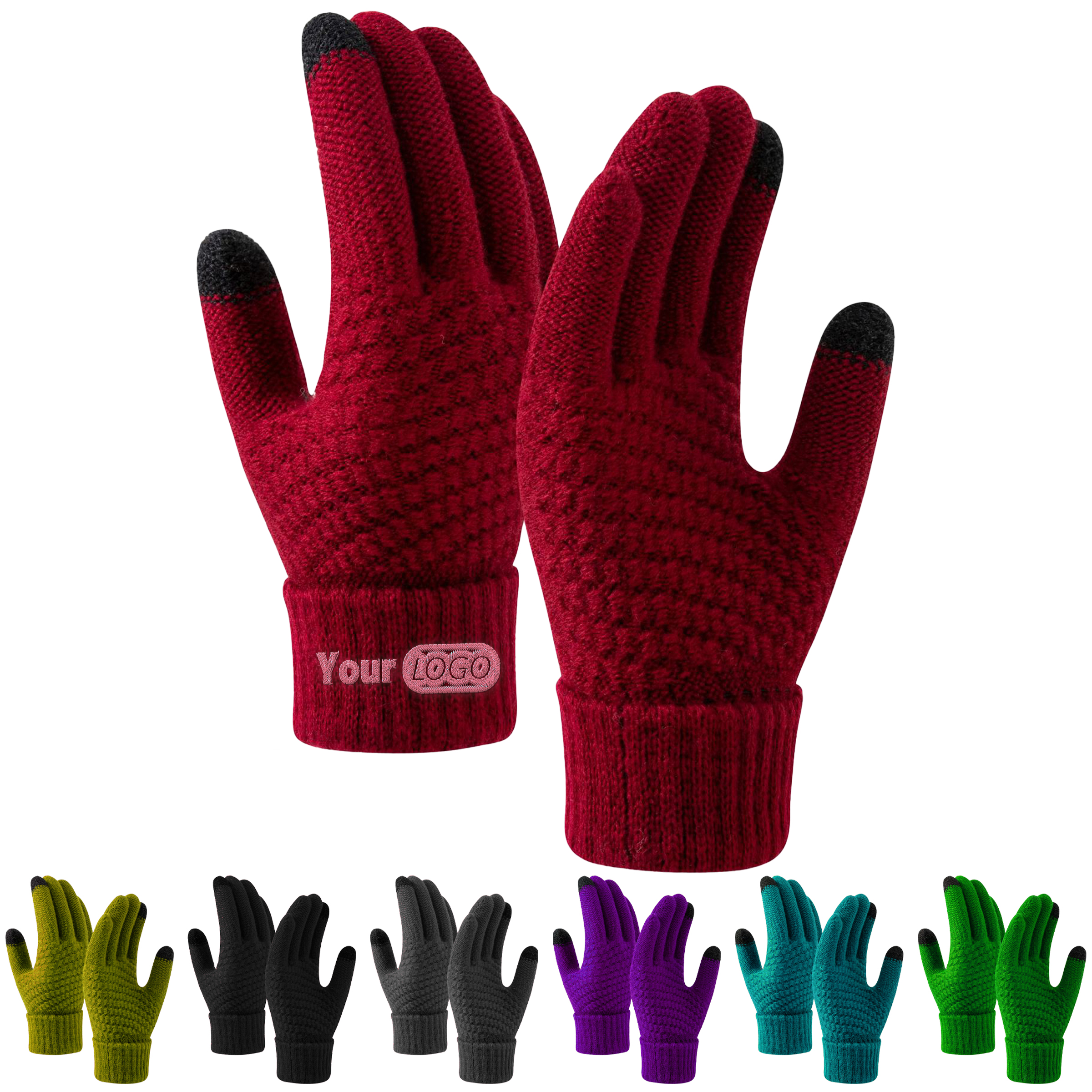 Polyester Versatile Touchscreen Gloves For All Your Winter Adventures 4