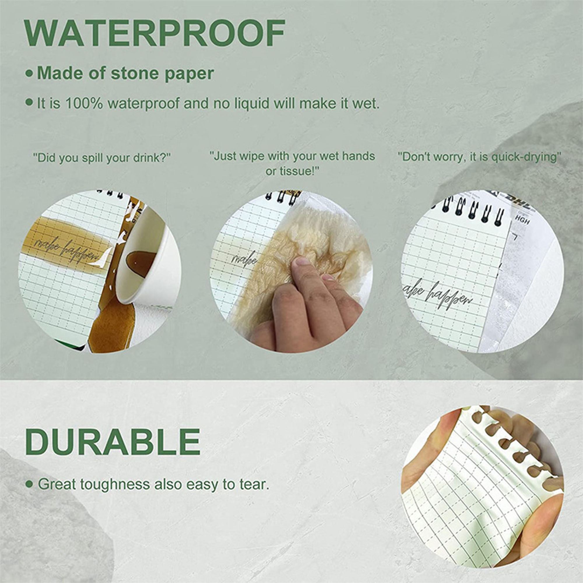Waterproof Coil Pocket Notebook 2