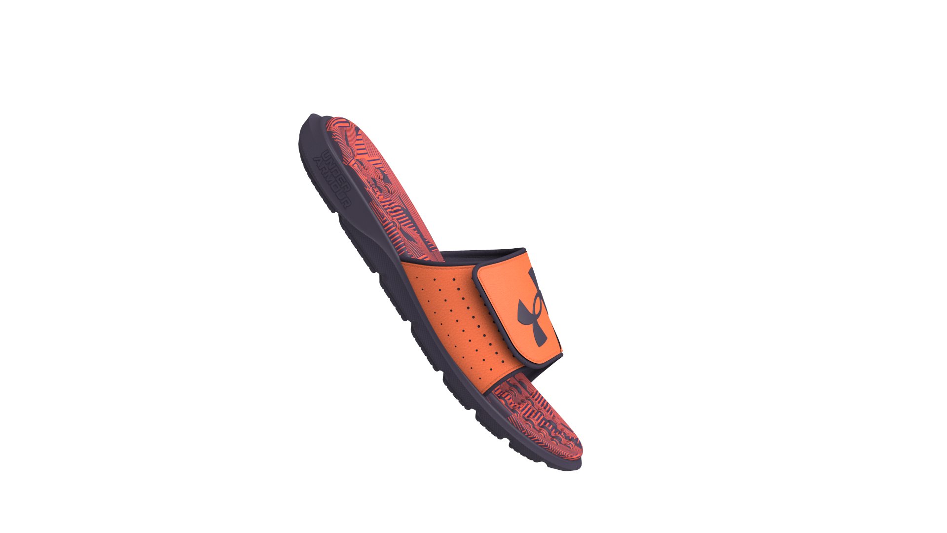 UA Ignite Pro Graphic Footbed Boys' Slides 4