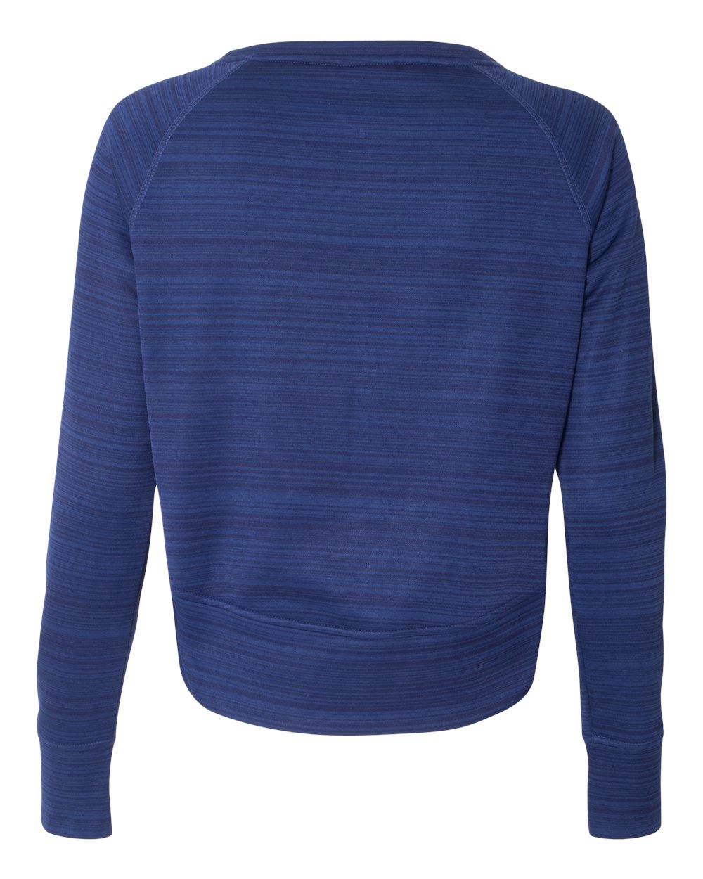 Women's Odyssey Striped Performance Fleece Hi-Low Crewneck Sweatshirt - 8663 11