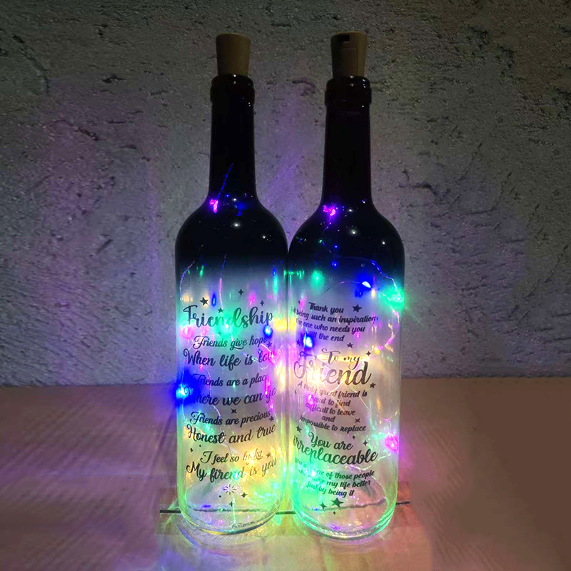Wine Bottle Lights with Cork 3