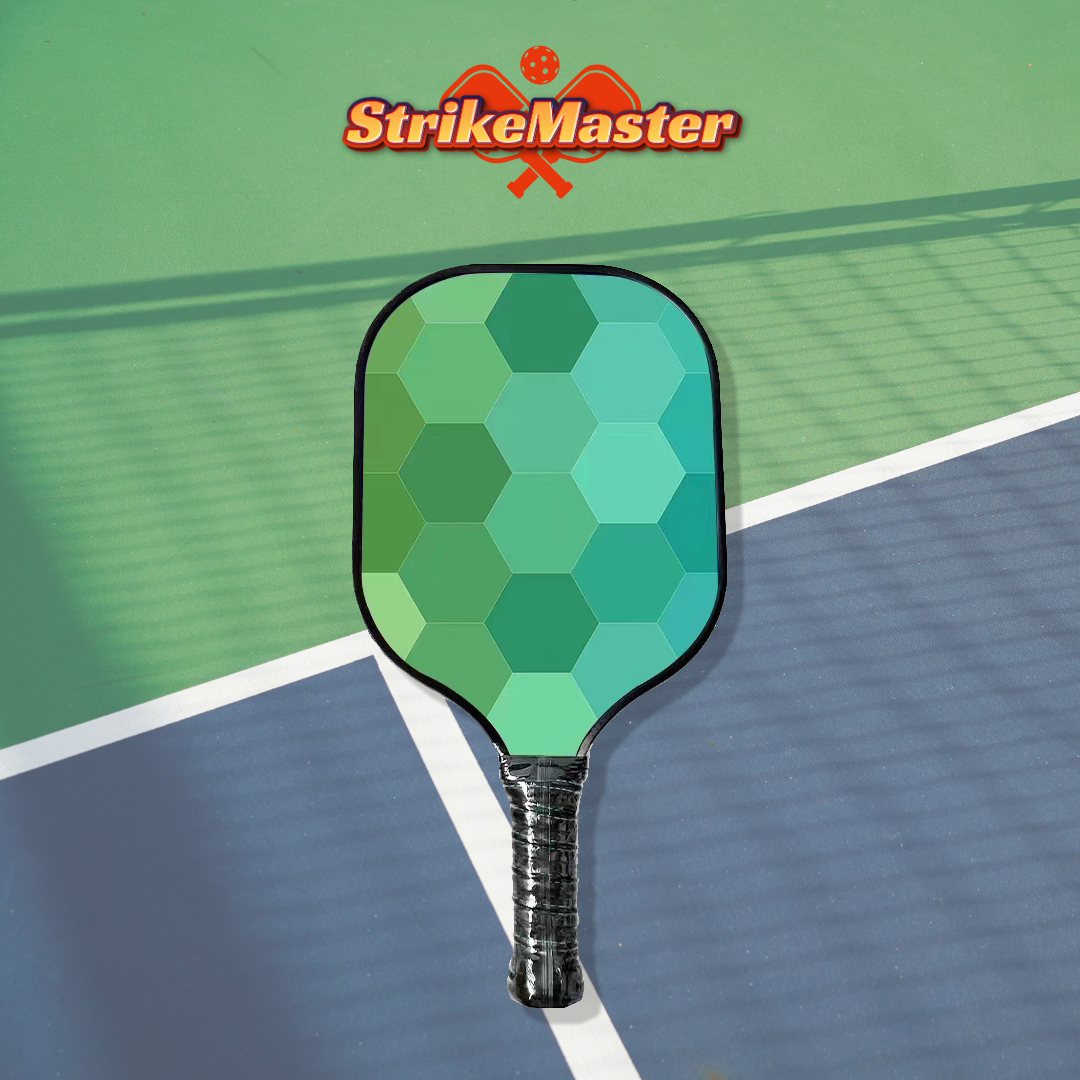 StrikeMaster Single Fiberglass Pickleball Paddle with PU Leather Bag 5