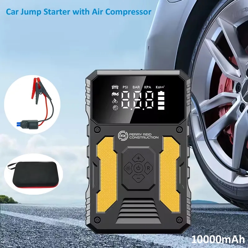 12V Jump Starter Power Bank With Air Compressor 5