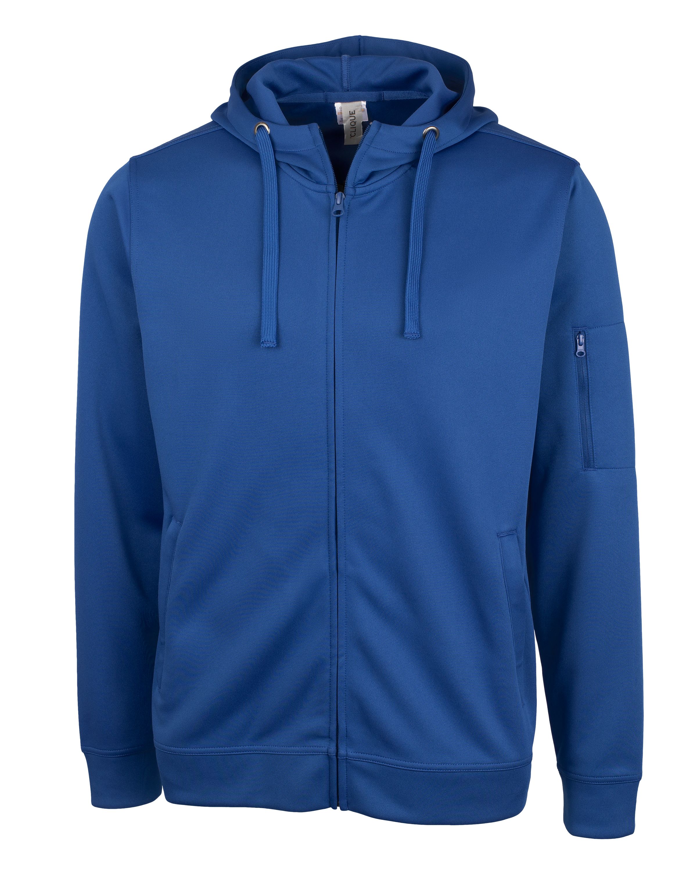Clique Lift Solution-dyed Performance Unisex Full Zip Hooded Sweatshirt 4