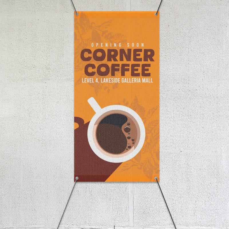 Custom 6' X 3' Mesh Banners 6
